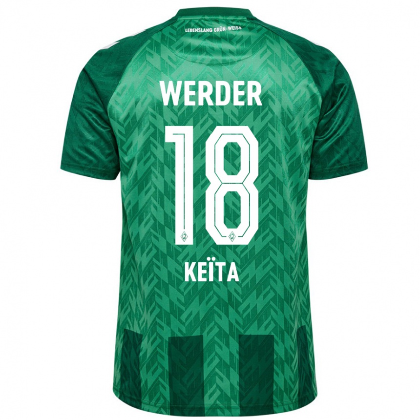 Niño Fútbol Camiseta Naby Keïta #18 Verde 1ª Equipación 2024/25 México