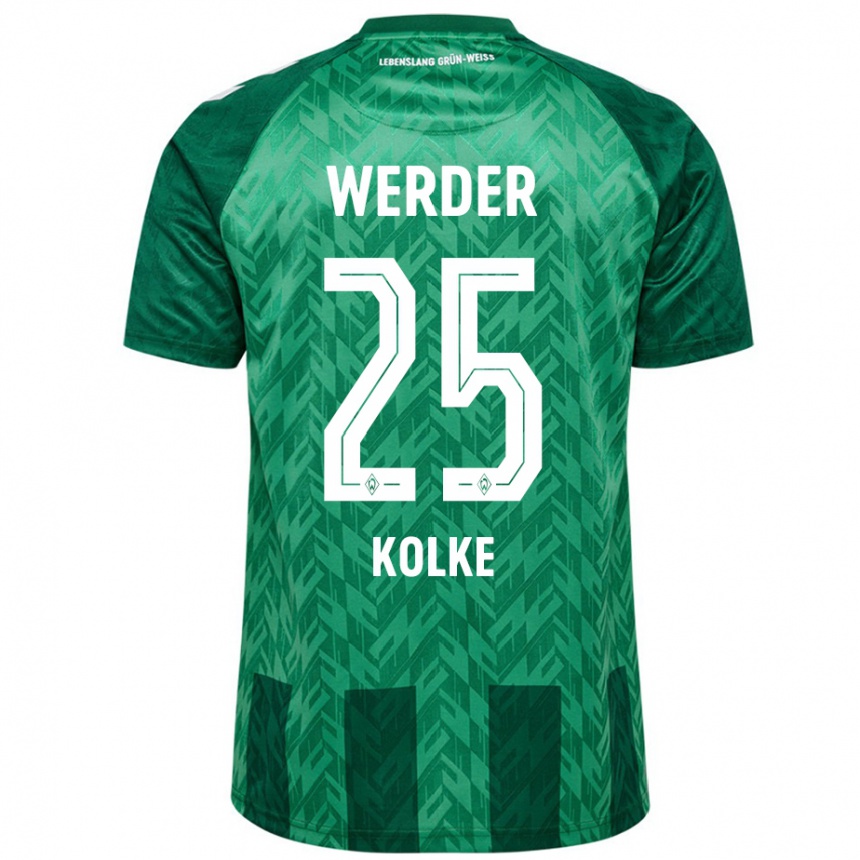 Niño Fútbol Camiseta Markus Kolke #25 Verde 1ª Equipación 2024/25 México