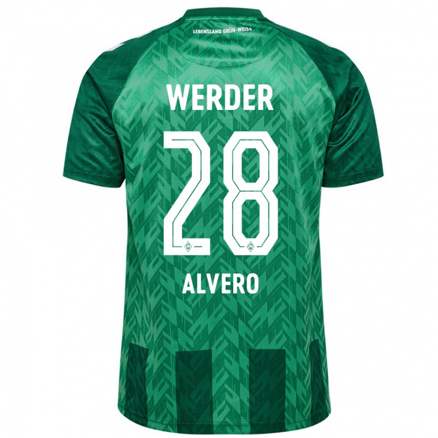 Niño Fútbol Camiseta Skelly Alvero #28 Verde 1ª Equipación 2024/25 México