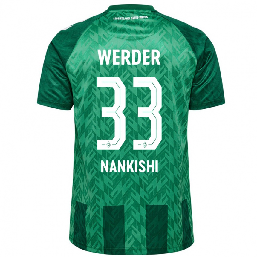 Niño Fútbol Camiseta Abdenego Nankishi #33 Verde 1ª Equipación 2024/25 México