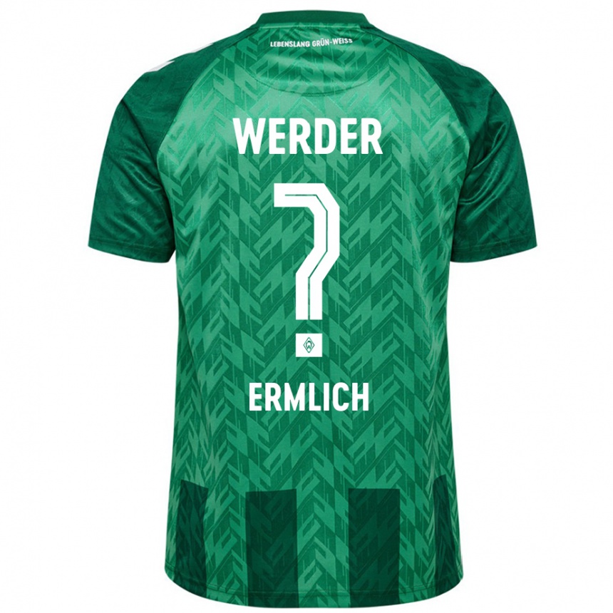 Niño Fútbol Camiseta Kjell Ermlich #0 Verde 1ª Equipación 2024/25 México