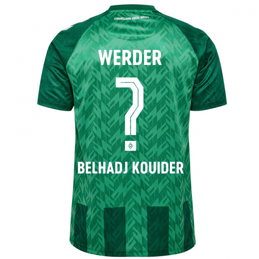 Niño Fútbol Camiseta Mahfoud Belhadj Kouider #0 Verde 1ª Equipación 2024/25 México