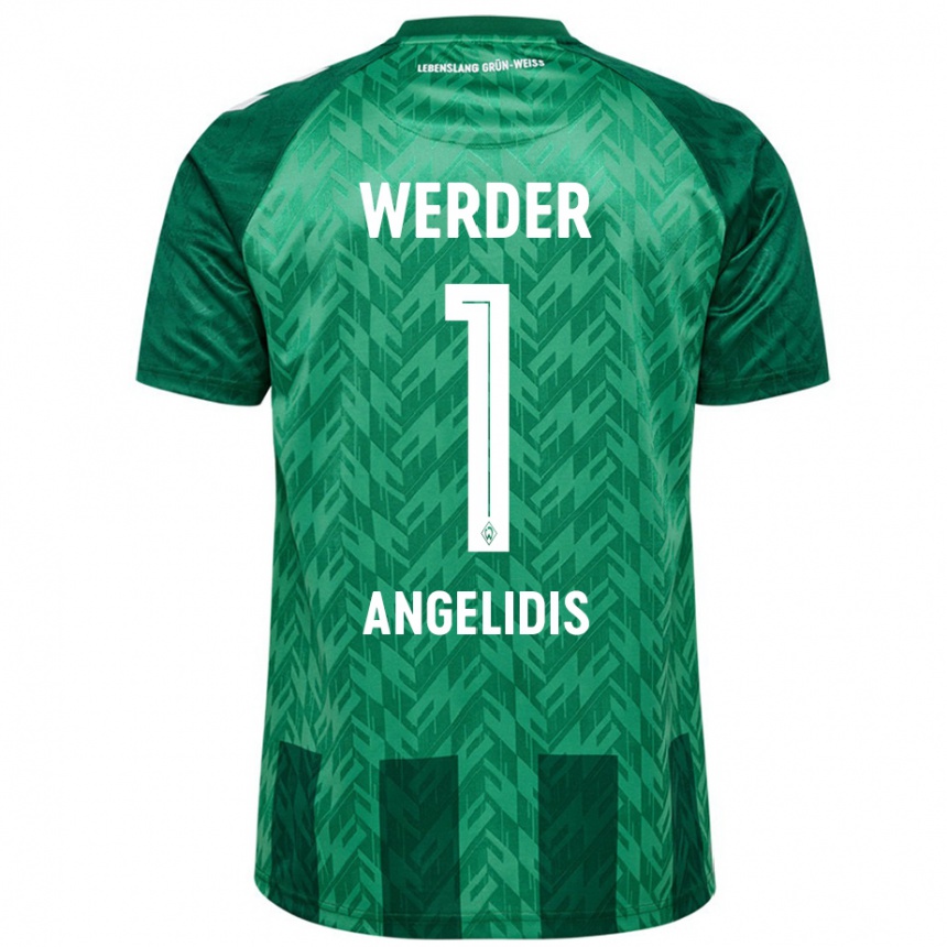 Niño Fútbol Camiseta Spyros Angelidis #1 Verde 1ª Equipación 2024/25 México