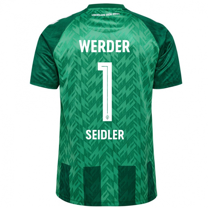 Niño Fútbol Camiseta Calvin Seidler #1 Verde 1ª Equipación 2024/25 México