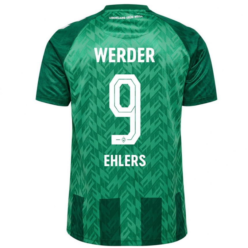 Niño Fútbol Camiseta Jannic Ehlers #9 Verde 1ª Equipación 2024/25 México