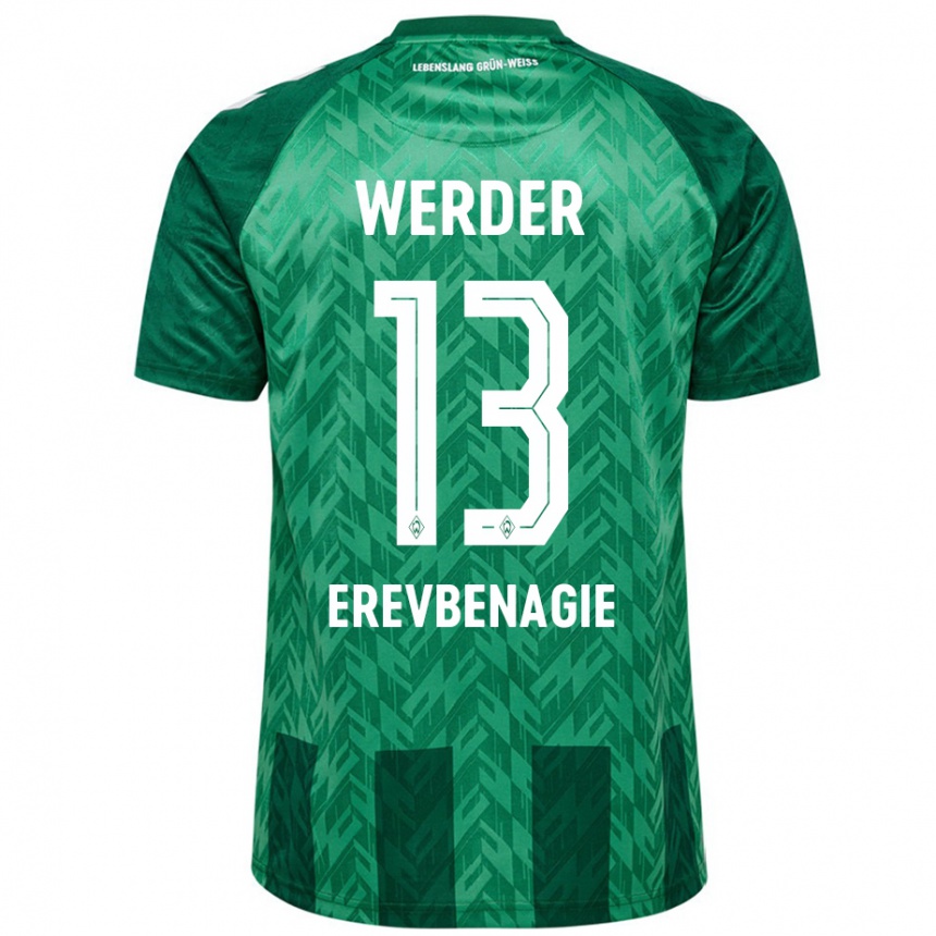 Niño Fútbol Camiseta Paul Erevbenagie #13 Verde 1ª Equipación 2024/25 México