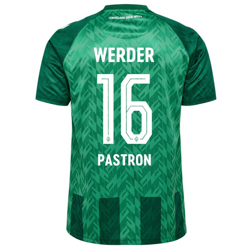 Niño Fútbol Camiseta Alvin Pastron #16 Verde 1ª Equipación 2024/25 México