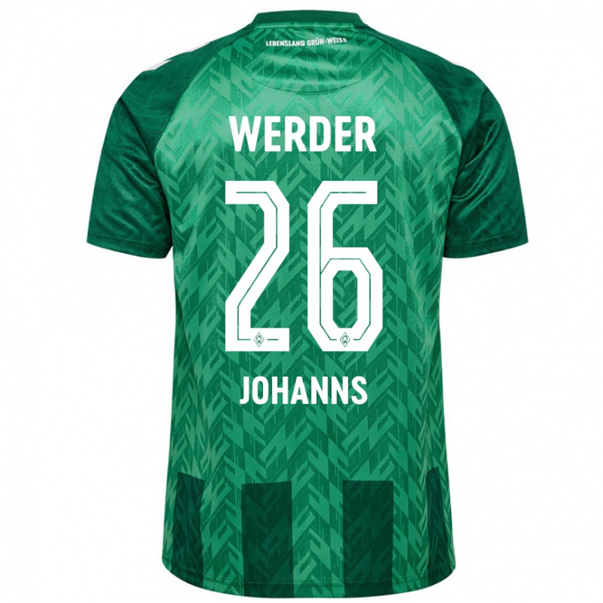 Niño Fútbol Camiseta Lennart Johanns #26 Verde 1ª Equipación 2024/25 México