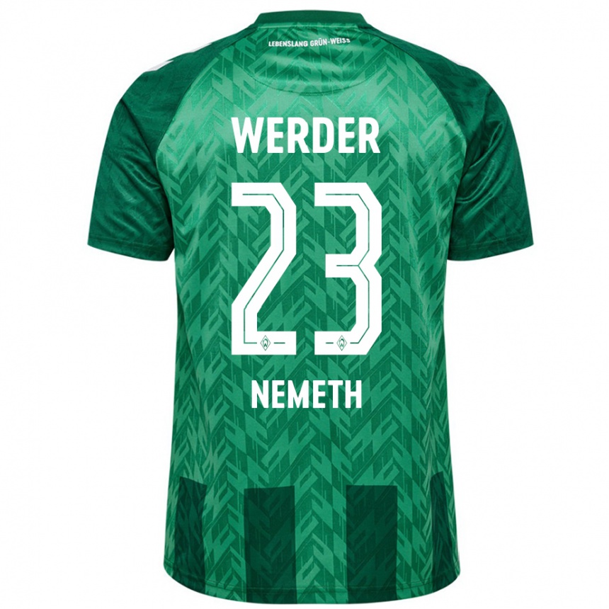 Niño Fútbol Camiseta Hanna Nemeth #23 Verde 1ª Equipación 2024/25 México