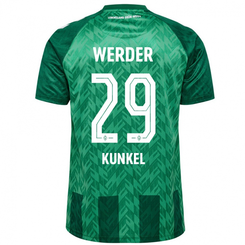 Niño Fútbol Camiseta Melina Kunkel #29 Verde 1ª Equipación 2024/25 México