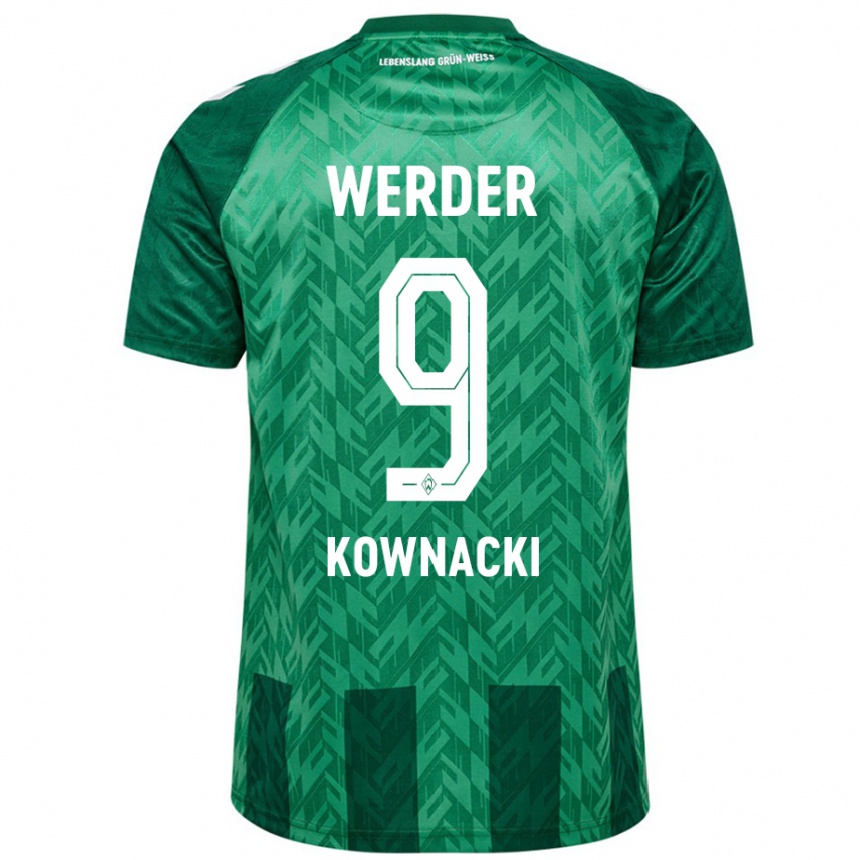 Niño Fútbol Camiseta Dawid Kownacki #9 Verde 1ª Equipación 2024/25 México