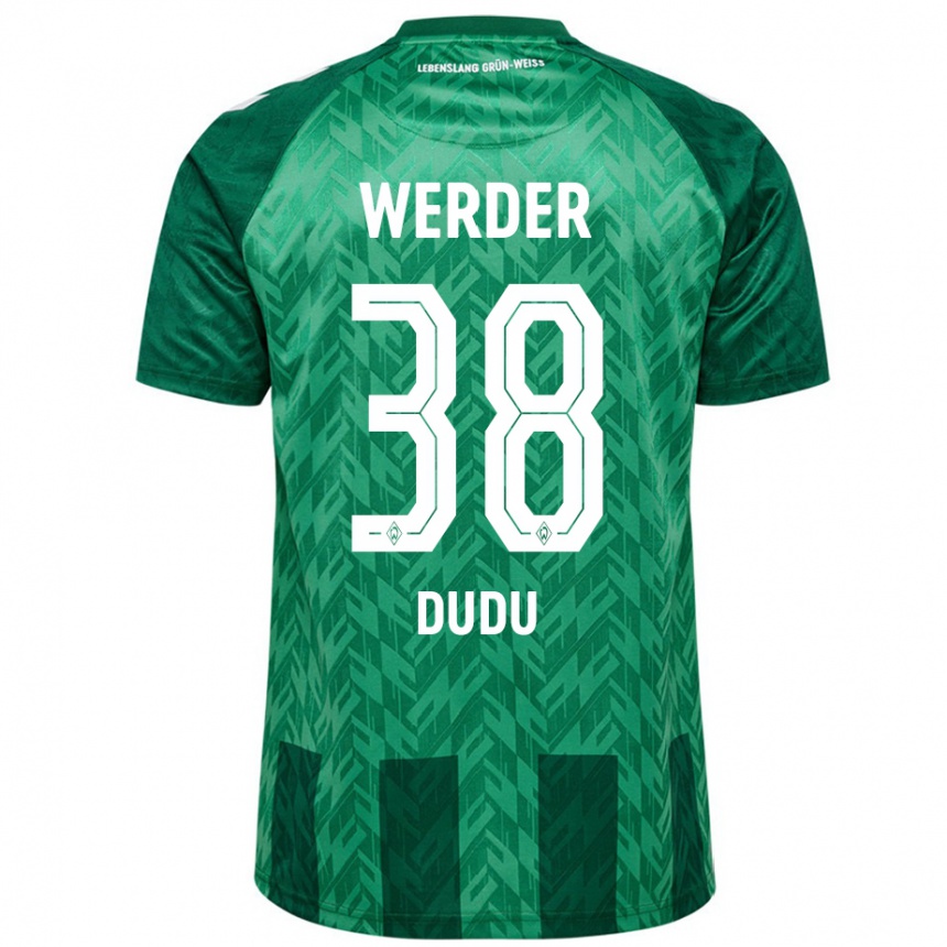 Niño Fútbol Camiseta Dudu #38 Verde 1ª Equipación 2024/25 México