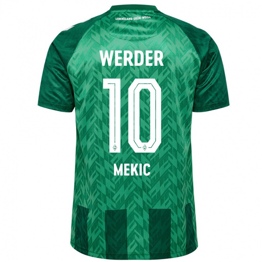 Niño Fútbol Camiseta Elmin Mekic #10 Verde 1ª Equipación 2024/25 México