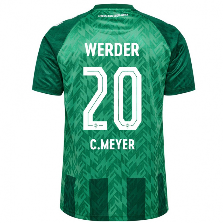 Niño Fútbol Camiseta Christin Meyer #20 Verde 1ª Equipación 2024/25 México