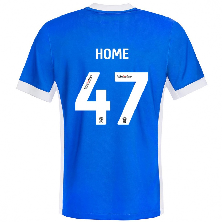 Niño Fútbol Camiseta Josh Home #47 Azul Blanco 1ª Equipación 2024/25 México