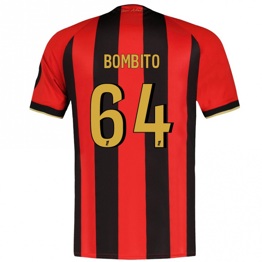 Niño Fútbol Camiseta Moïse Bombito #64 Rojo Negro 1ª Equipación 2024/25 México