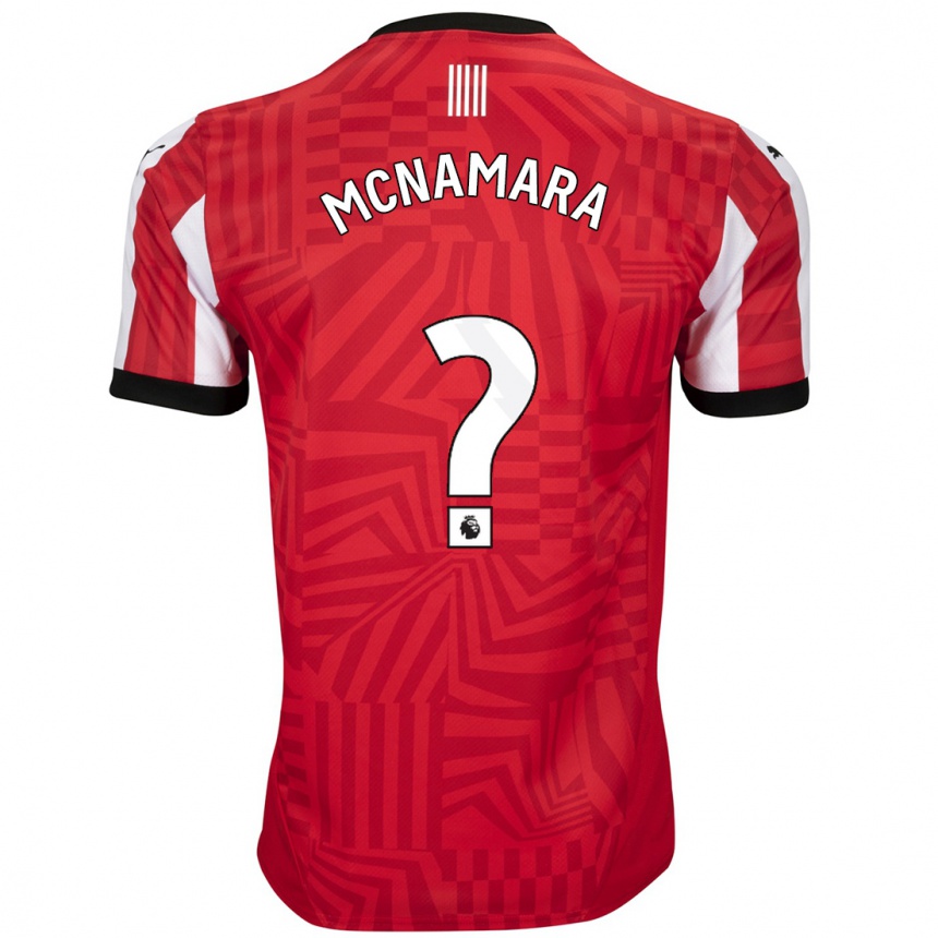 Niño Fútbol Camiseta Josh Mcnamara #0 Rojo Blanco 1ª Equipación 2024/25 México