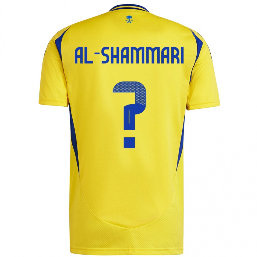 Niño Fútbol Camiseta Mansour Al-Shammari #0 Amarillo Azul 1ª Equipación 2024/25 México