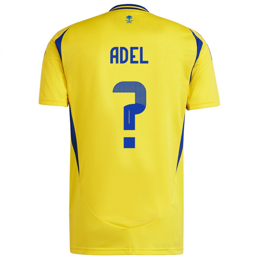 Niño Fútbol Camiseta Aida Adel #0 Amarillo Azul 1ª Equipación 2024/25 México