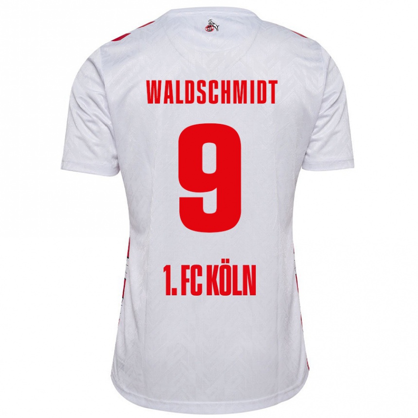 Niño Fútbol Camiseta Luca Waldschmidt #9 Blanco Rojo 1ª Equipación 2024/25 México