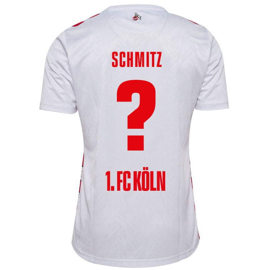 Niño Fútbol Camiseta Timo Schmitz #0 Blanco Rojo 1ª Equipación 2024/25 México