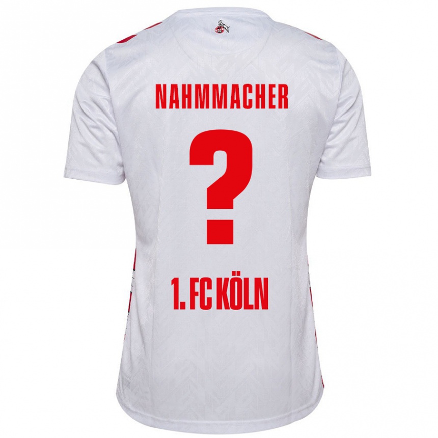 Niño Fútbol Camiseta Emil Nahmmacher #0 Blanco Rojo 1ª Equipación 2024/25 México