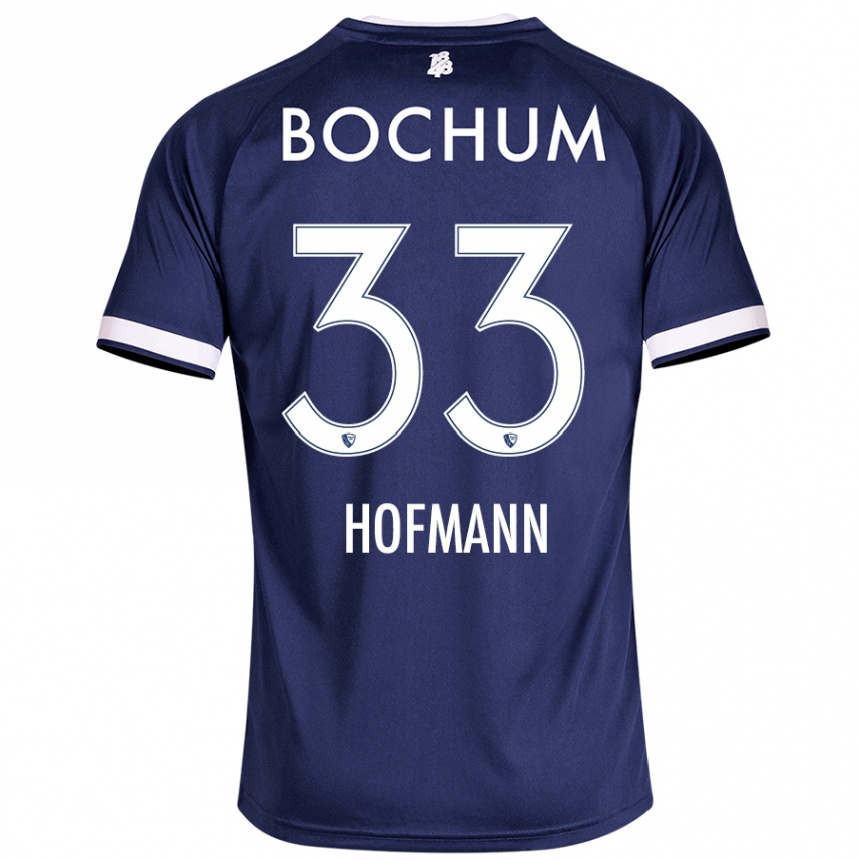 Niño Fútbol Camiseta Philipp Hofmann #33 Azul Oscuro 1ª Equipación 2024/25 México