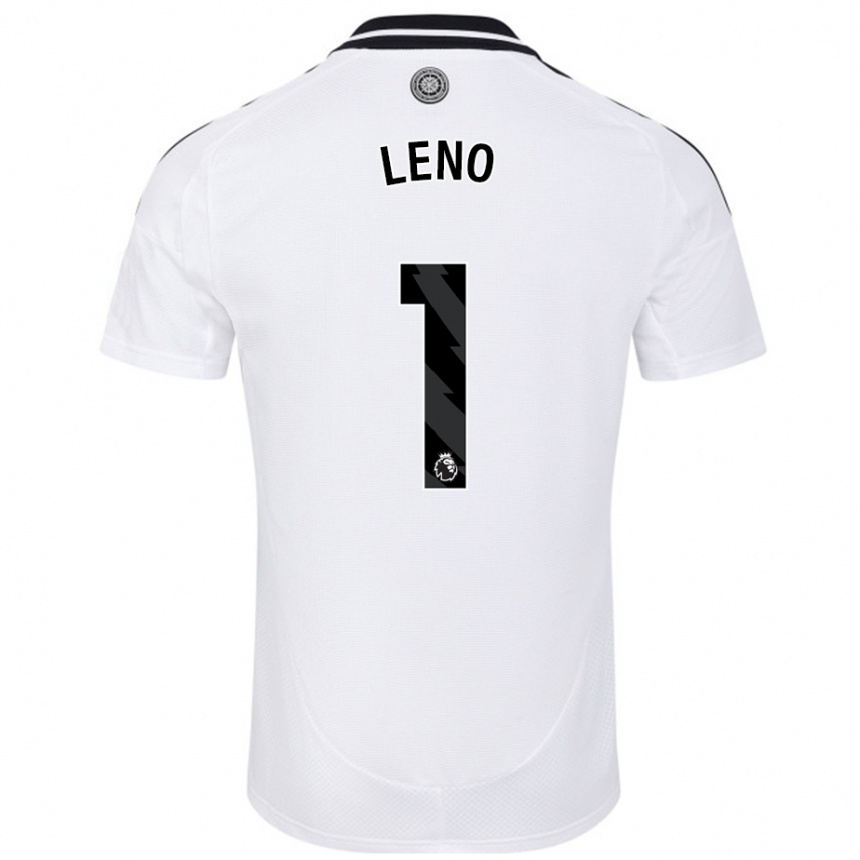 Niño Fútbol Camiseta Bernd Leno #1 Blanco 1ª Equipación 2024/25 México