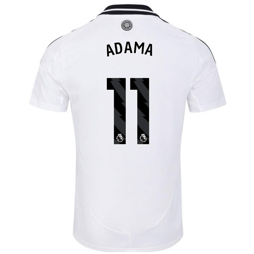 Niño Fútbol Camiseta Adama Traoré #11 Blanco 1ª Equipación 2024/25 México