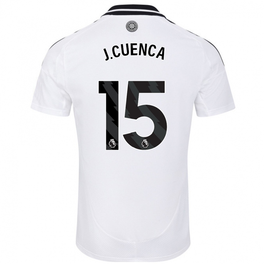 Niño Fútbol Camiseta Jorge Cuenca #15 Blanco 1ª Equipación 2024/25 México