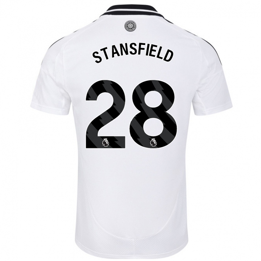 Niño Fútbol Camiseta Jay Stansfield #28 Blanco 1ª Equipación 2024/25 México