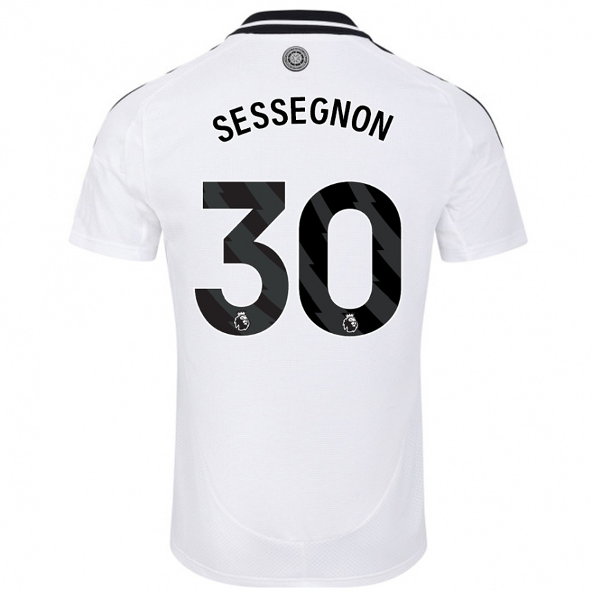 Niño Fútbol Camiseta Ryan Sessegnon #30 Blanco 1ª Equipación 2024/25 México