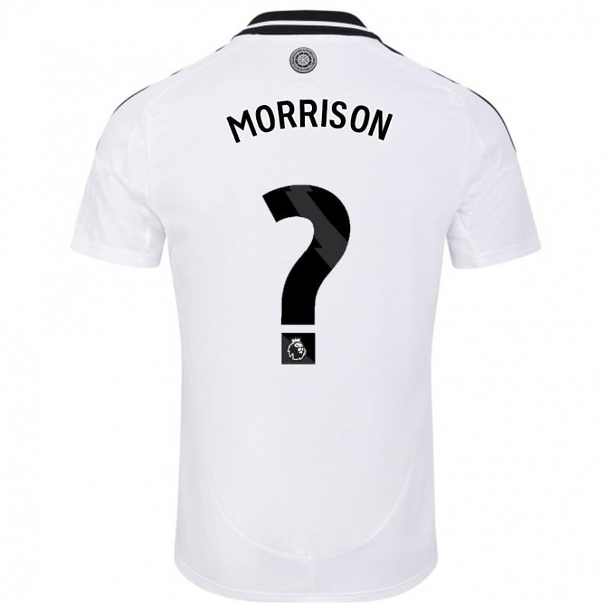 Niño Fútbol Camiseta Kymarley Morrison #0 Blanco 1ª Equipación 2024/25 México