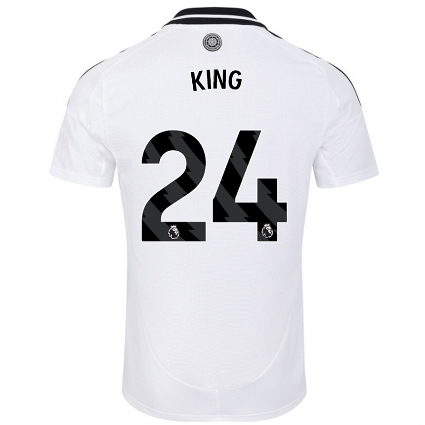 Niño Fútbol Camiseta Joshua King #24 Blanco 1ª Equipación 2024/25 México