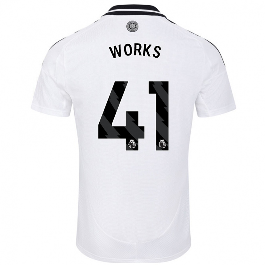 Niño Fútbol Camiseta Terrell Works #41 Blanco 1ª Equipación 2024/25 México