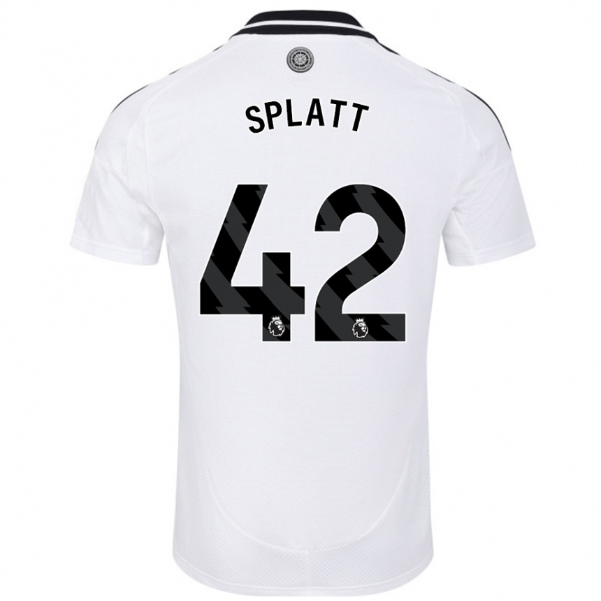 Niño Fútbol Camiseta Delano Splatt #42 Blanco 1ª Equipación 2024/25 México