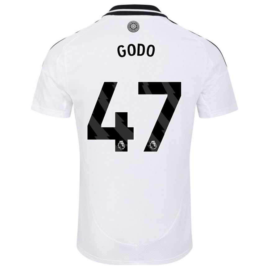 Niño Fútbol Camiseta Martial Godo #47 Blanco 1ª Equipación 2024/25 México