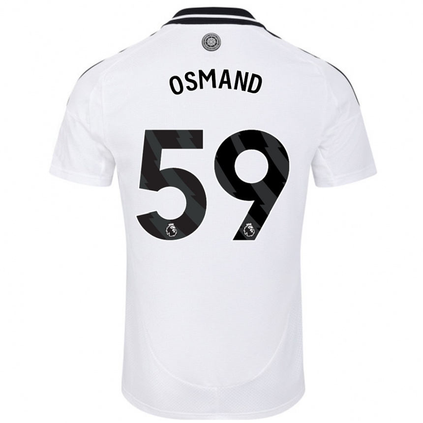 Niño Fútbol Camiseta Callum Osmand #59 Blanco 1ª Equipación 2024/25 México