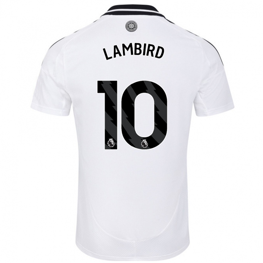 Niño Fútbol Camiseta Lilly Lambird #10 Blanco 1ª Equipación 2024/25 México