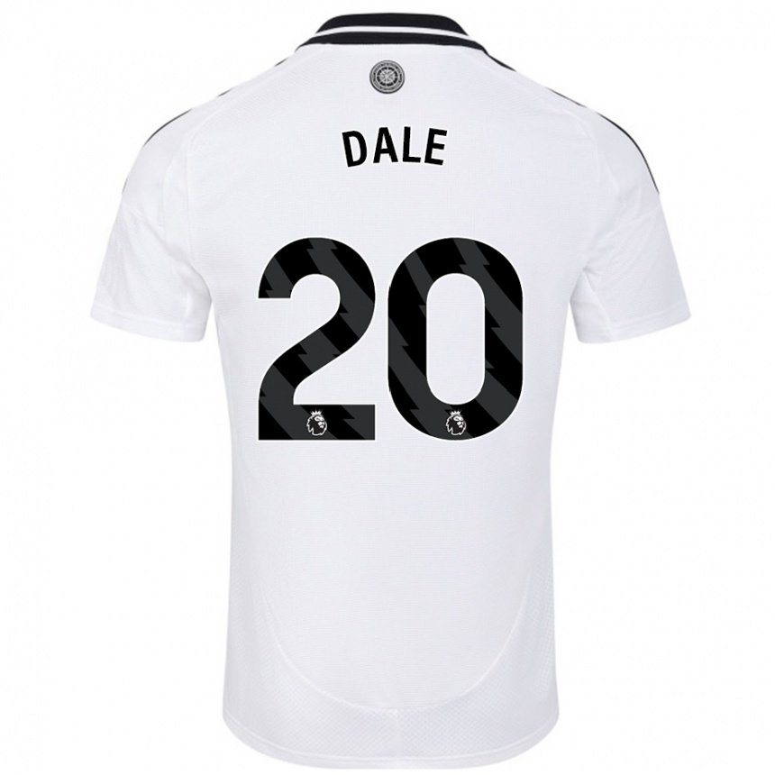 Niño Fútbol Camiseta Olivia Dale #20 Blanco 1ª Equipación 2024/25 México