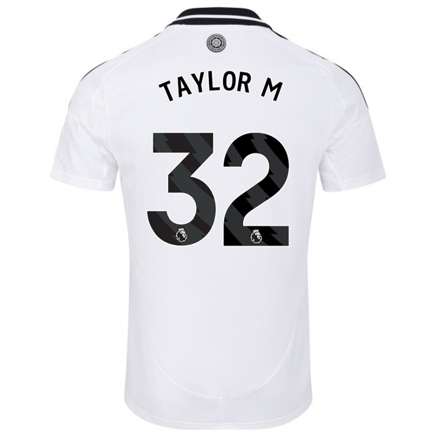 Niño Fútbol Camiseta Belle Taylor-M #32 Blanco 1ª Equipación 2024/25 México