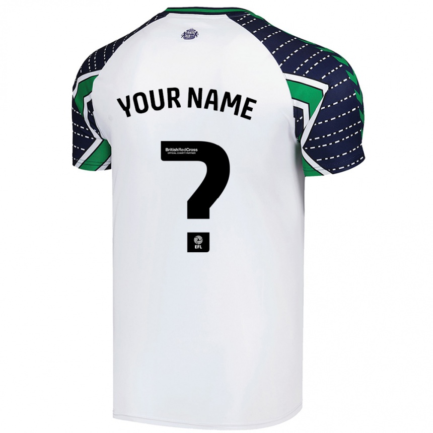 Niño Fútbol Camiseta Su Nombre #0 Blanco 2ª Equipación 2024/25 México