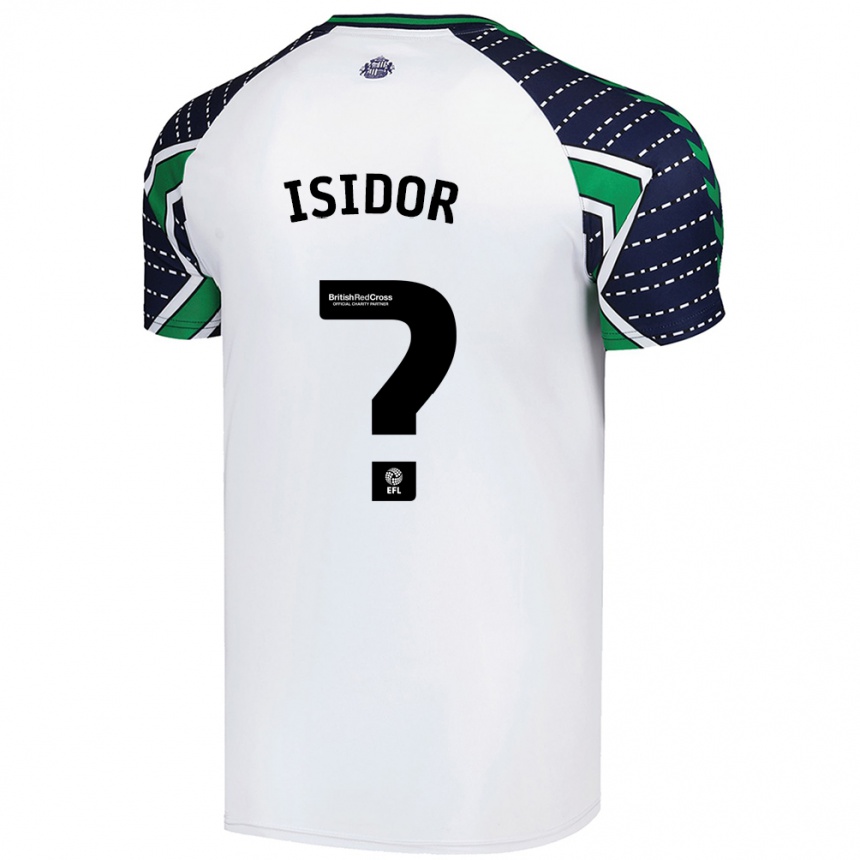 Niño Fútbol Camiseta Wilson Isidor #0 Blanco 2ª Equipación 2024/25 México