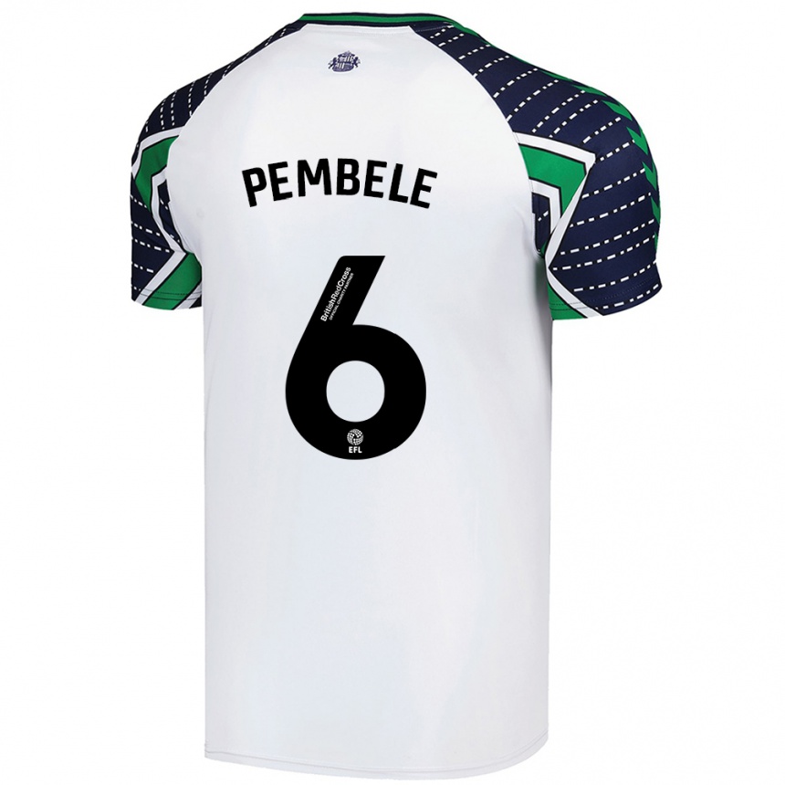 Niño Fútbol Camiseta Timothée Pembélé #6 Blanco 2ª Equipación 2024/25 México