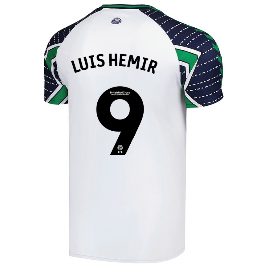 Niño Fútbol Camiseta Luís Semedo #9 Blanco 2ª Equipación 2024/25 México