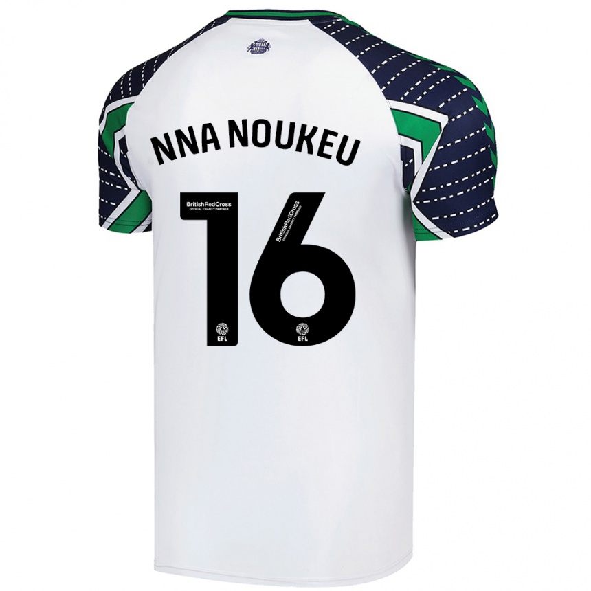 Niño Fútbol Camiseta Blondy Nna Noukeu #16 Blanco 2ª Equipación 2024/25 México