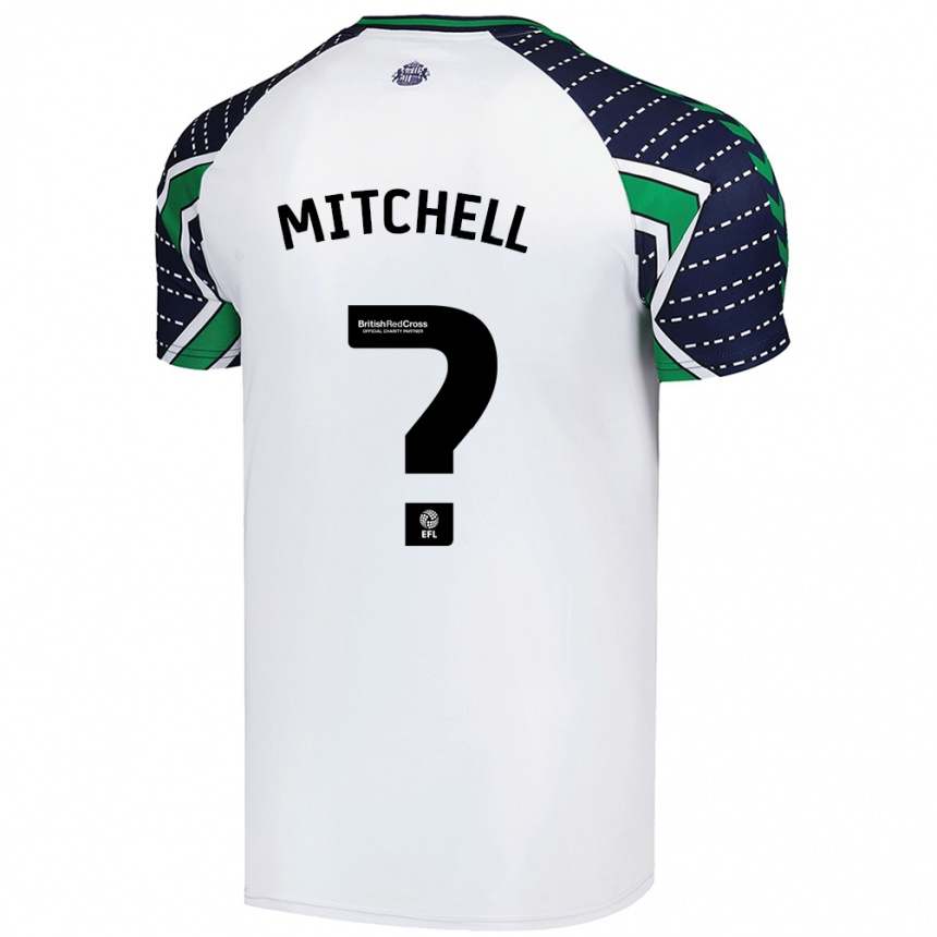 Niño Fútbol Camiseta Cuba Mitchell #0 Blanco 2ª Equipación 2024/25 México