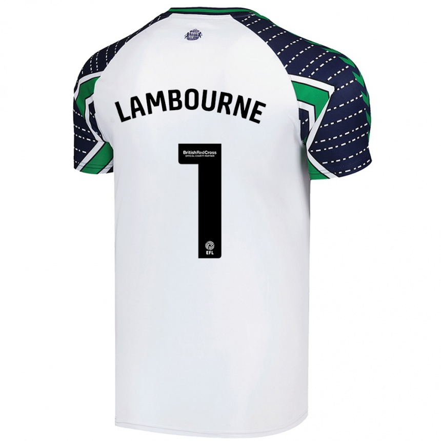 Niño Fútbol Camiseta Demi Lambourne #1 Blanco 2ª Equipación 2024/25 México