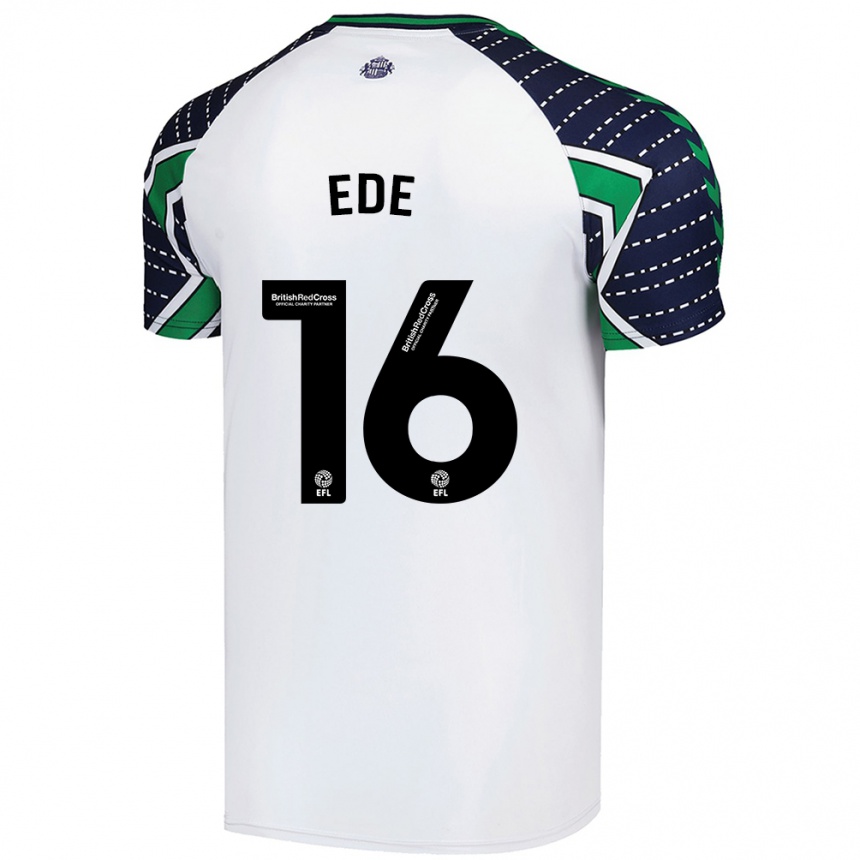 Niño Fútbol Camiseta Grace Ede #16 Blanco 2ª Equipación 2024/25 México