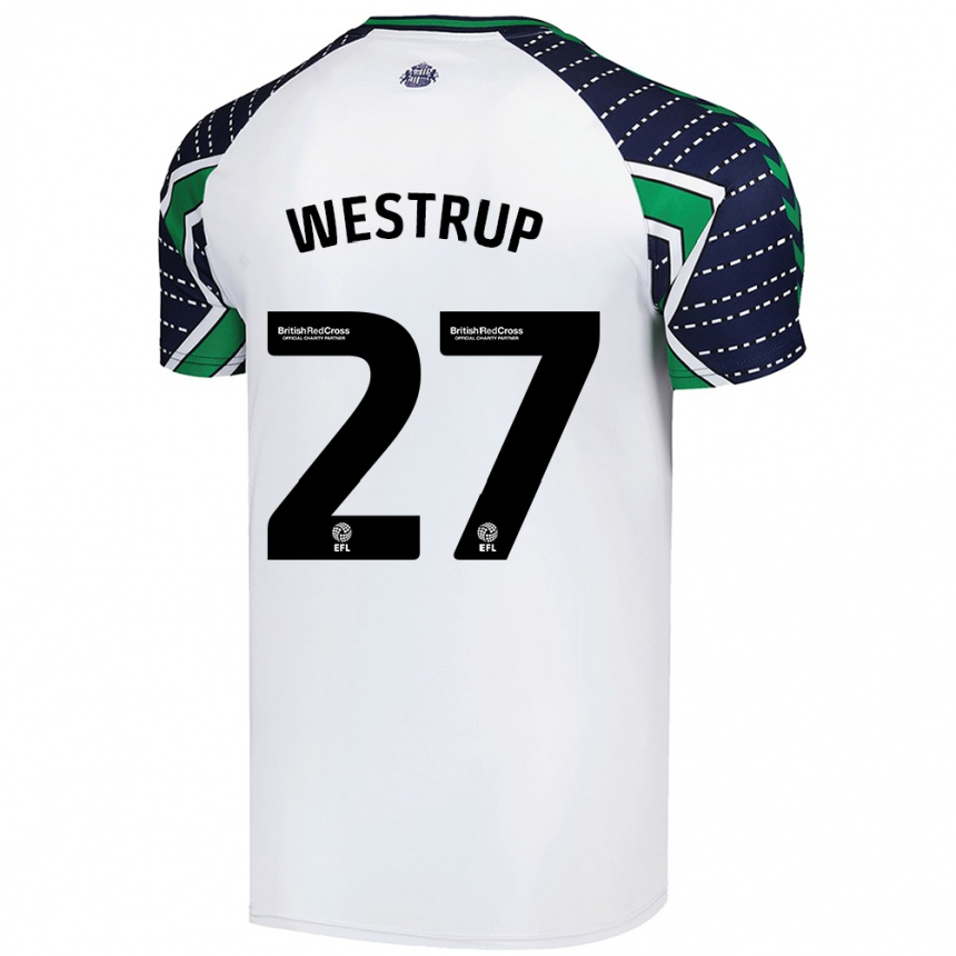 Niño Fútbol Camiseta Brianna Westrup #27 Blanco 2ª Equipación 2024/25 México